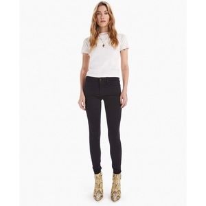 MOTHER Looker Black Jeans